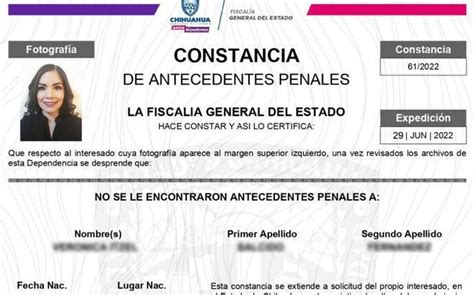 requisitos carta de antecedentes no penales puebla|Fiscalía General del Estado de Puebla